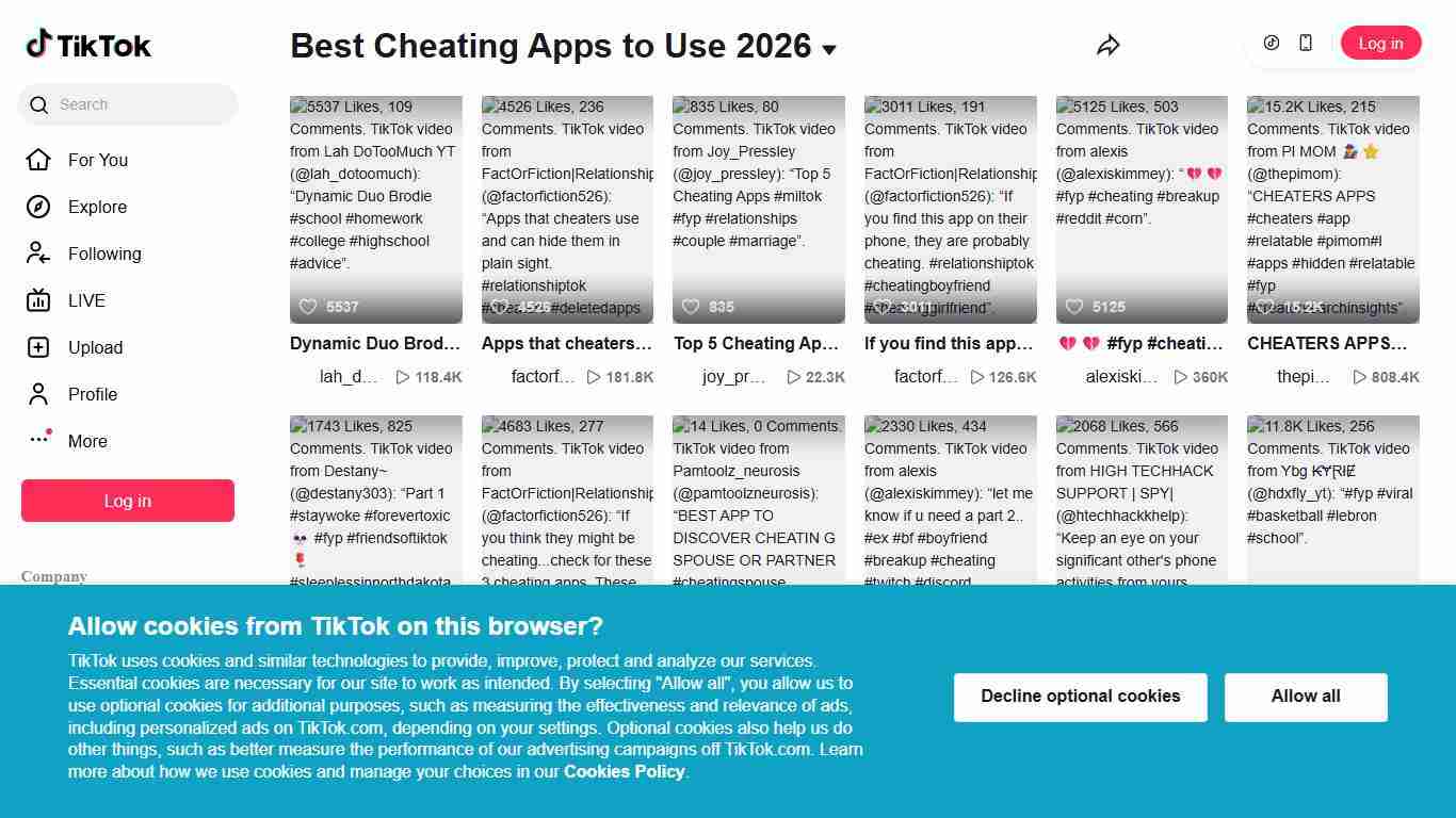 Best Cheating Apps to Use 2026 TikTok